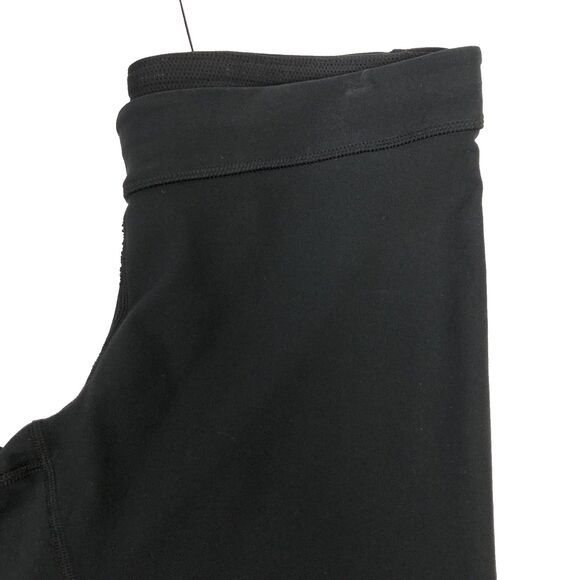 Nike Pants Womens Large Black Dri-FIT Running Leggings Zip Ankle Compression - Picture 6 of 16